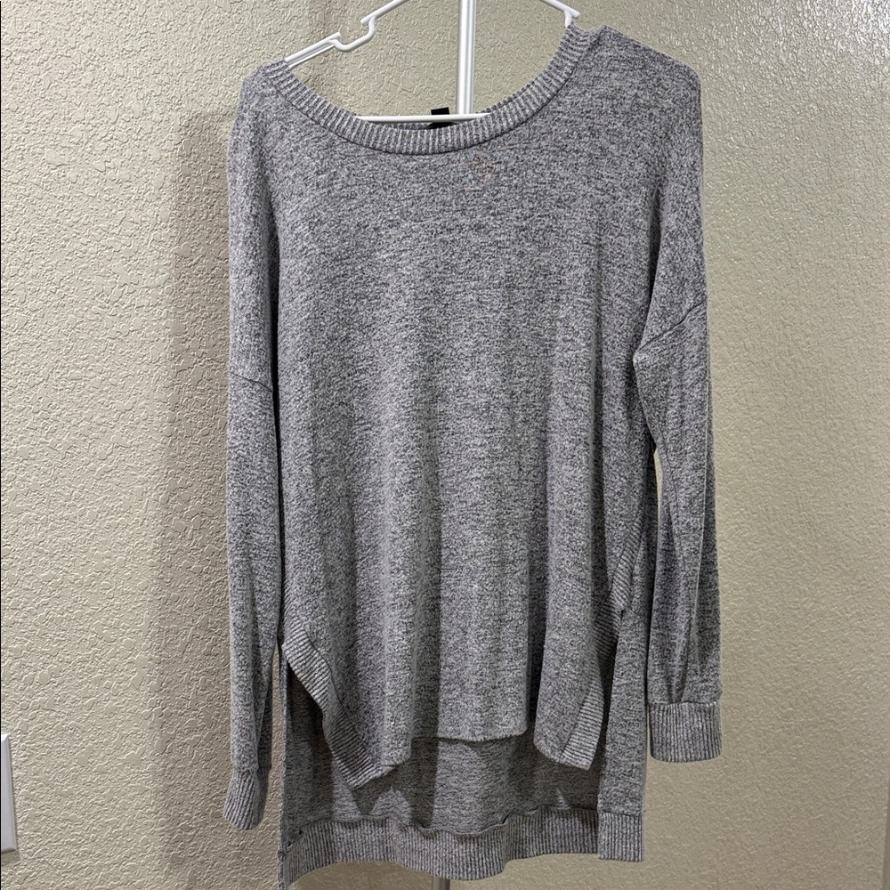 Gray Long Sleeve Sweater